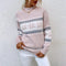 Maglia dolcevita a coste da donna