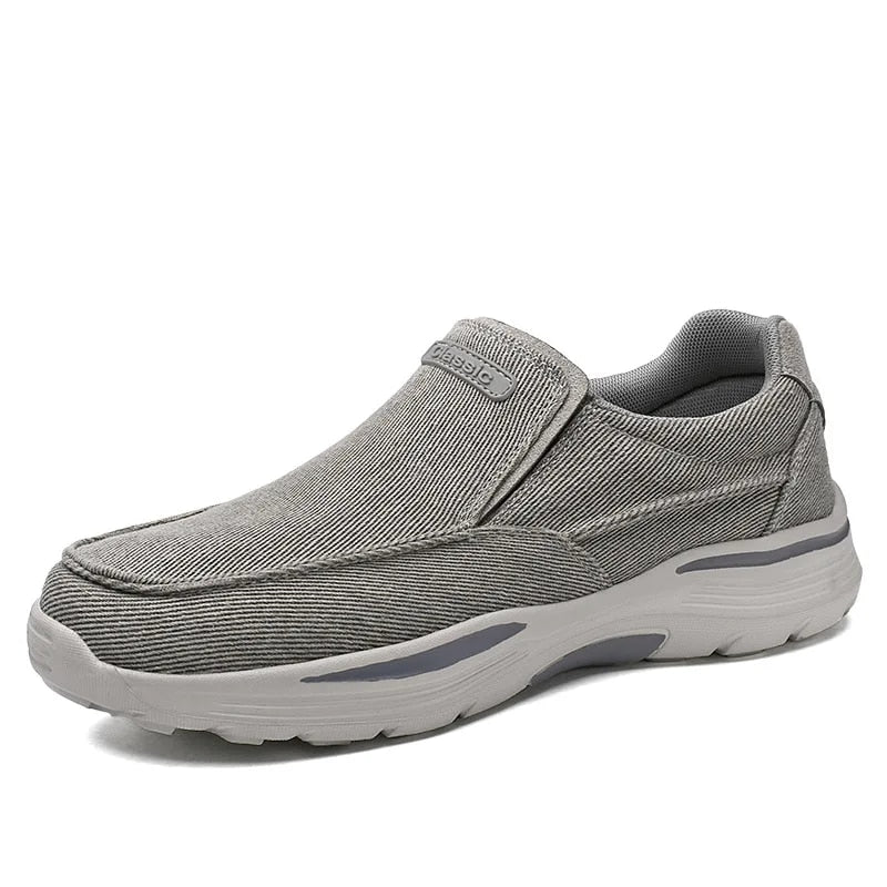 Jaco - Mocasines ortopédicos de lona para hombre