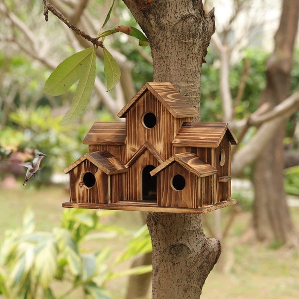 Voliera funzionale in legno WillowNest