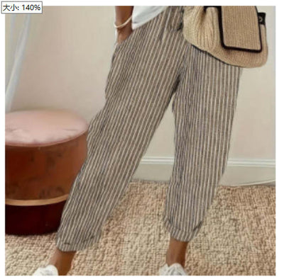 Kelly - Pantalon décontracté imprimé multicolore
