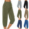 Juliet - Pantalon court en coton et lin avec poches cargo