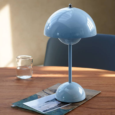 Umbrilight - Lámpara de mesa con pantalla retro