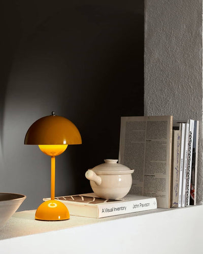 Umbrilight - Lámpara de mesa con pantalla retro
