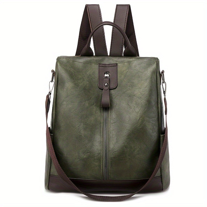 Sac à dos pour femme en cuir PU vegan au design sûr