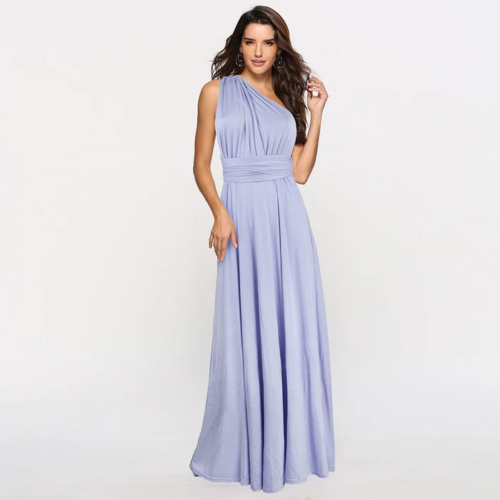 Elegante vestido cruzado de punto - Zara