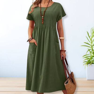 Mujer - Vestido cómodo - Tejido suave - Estilo casual - Perfecto para uso diario