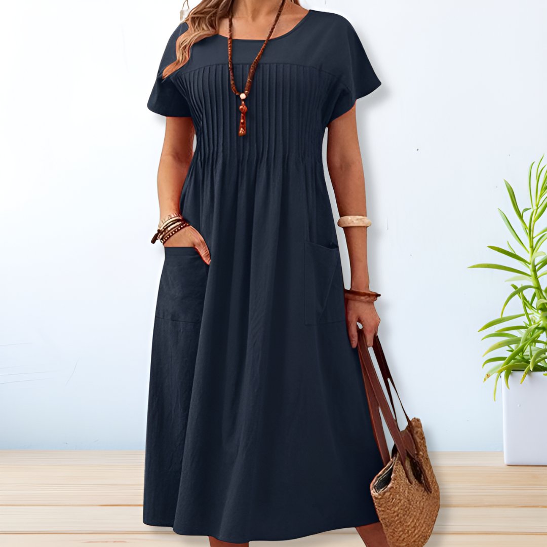 Mujer - Vestido cómodo - Tejido suave - Estilo casual - Perfecto para uso diario