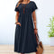 Mujer - Vestido cómodo - Tejido suave - Estilo casual - Perfecto para uso diario