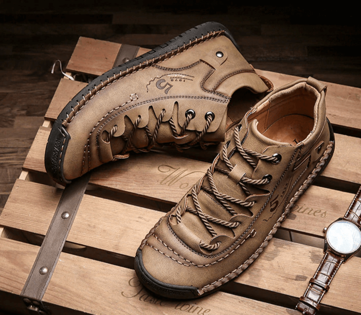 Stivali in pelle vintage
