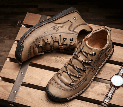 Stivali in pelle vintage