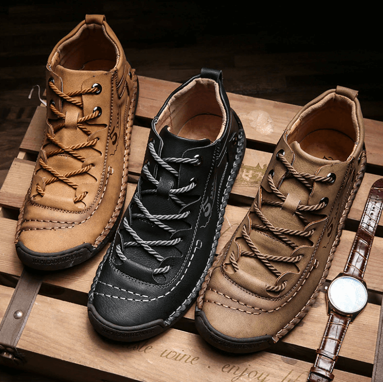 Stivali in pelle vintage