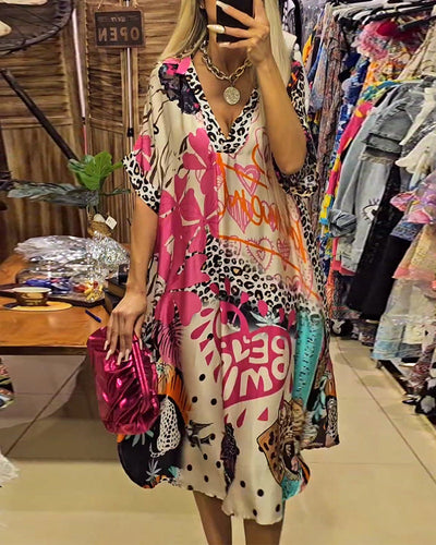 Janne | Vestido informal con cuello en V