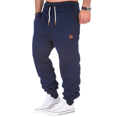 Max Comfort | Pantaloni da jogging da uomo in tinta unita con coulisse ed elastico in vita