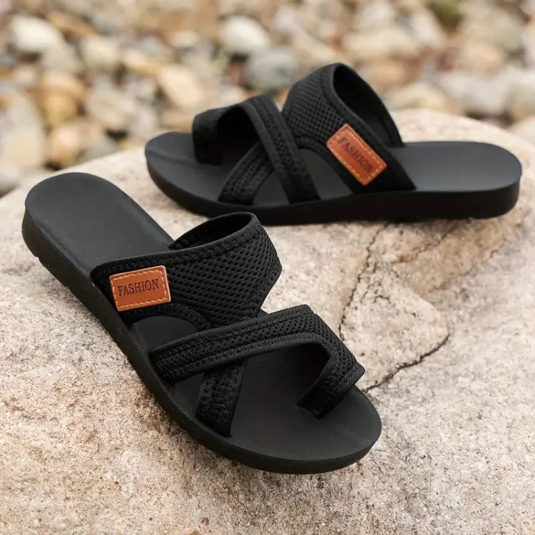 Casie - Sandalias sin cordones de malla perforada