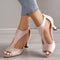 Sandalias ortopédicas de mujer con plantilla y diseño elegante.