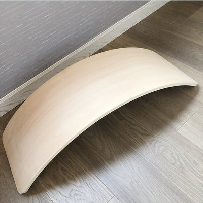 Tavola d'equilibrio, tavola d'equilibrio in legno naturale per bambini - Giocattolo aperto Montessori per il gioco creativo
