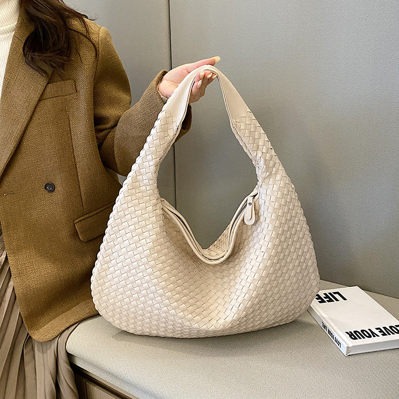 Borsa a tracolla in ecopelle intrecciata | Maria