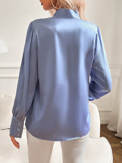 Chemisier à col noué | Polyester | Style femme