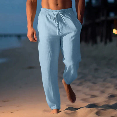 Pantalones de lino de verano para hombre - Naville