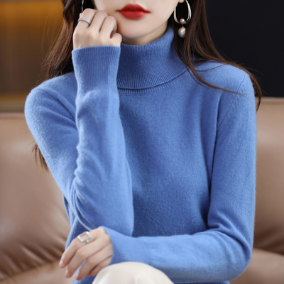 Maglia dolcevita da donna in cashmere di lusso - Elena