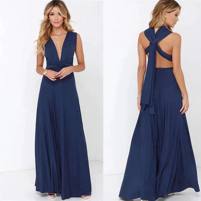 Elegante vestido cruzado de punto - Zara