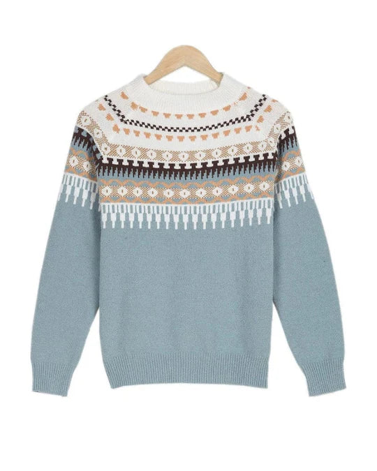 Capucine | maglione stampato da donna | maniche lunghe
