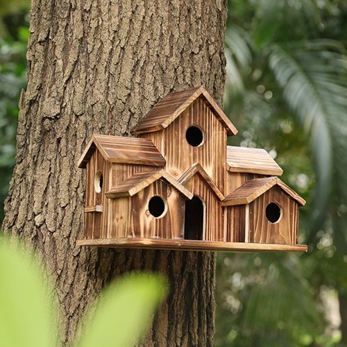 Voliera funzionale in legno WillowNest