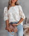 Dorothea - Camisa de gasa con mangas abullonadas
