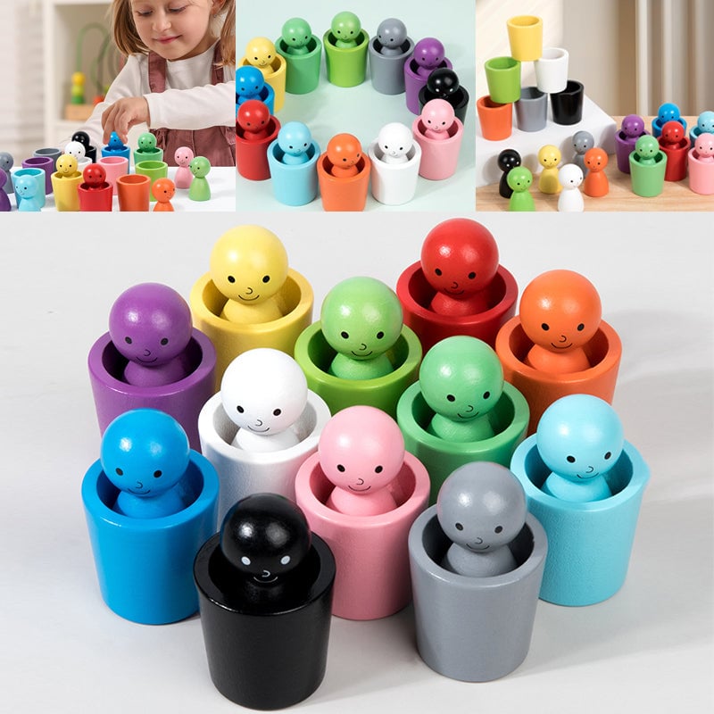 Tazza Montessori per la selezione dei colori