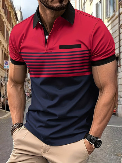 Polo de verano a rayas para hombre | Louis