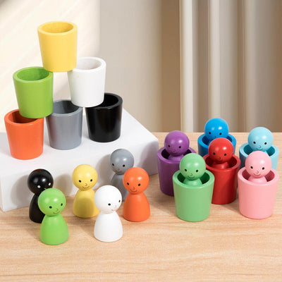 Tazza Montessori per la selezione dei colori