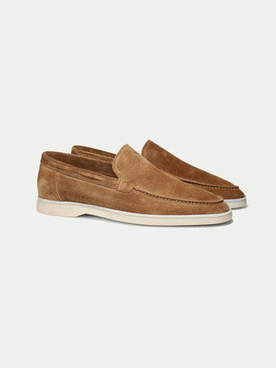 Lucenzo | Zapatos de ante sin cordones - Casuales y cómodos - Zapatos de hombre
