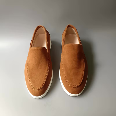 Lucenzo | Zapatos de ante sin cordones - Casuales y cómodos - Zapatos de hombre