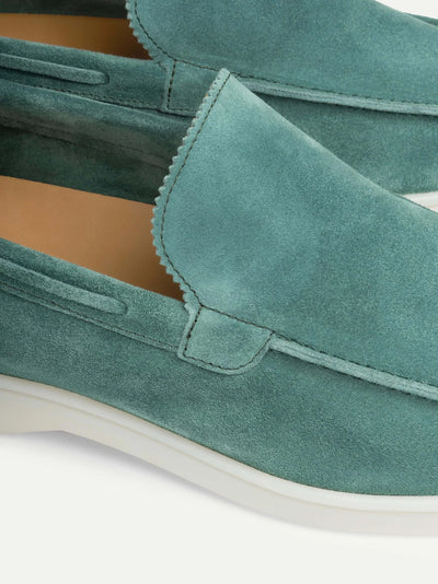 Lucenzo | Zapatos de ante sin cordones - Casuales y cómodos - Zapatos de hombre