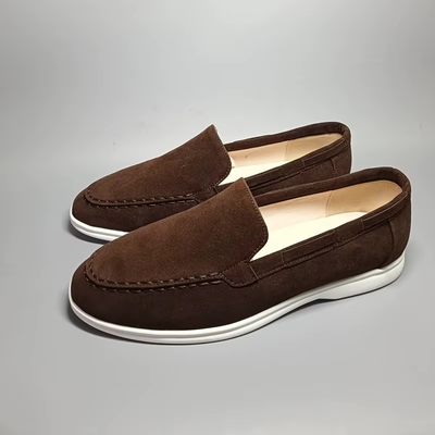 Lucenzo | Zapatos de ante sin cordones - Casuales y cómodos - Zapatos de hombre