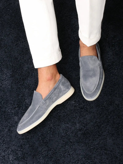 Lucenzo | Zapatos de ante sin cordones - Casuales y cómodos - Zapatos de hombre