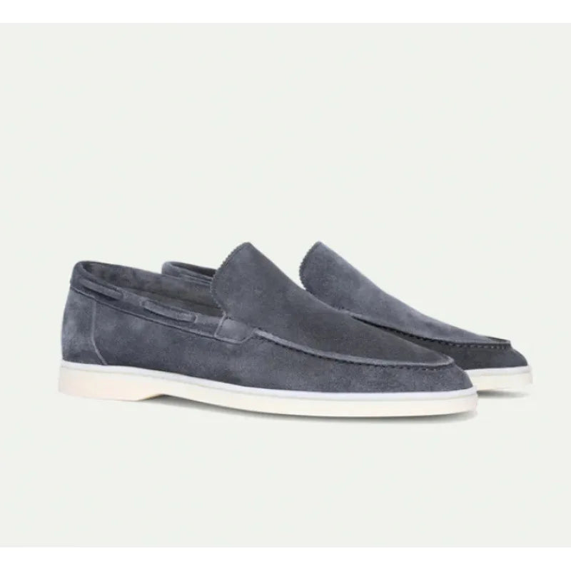 Lucenzo | Zapatos de ante sin cordones - Casuales y cómodos - Zapatos de hombre