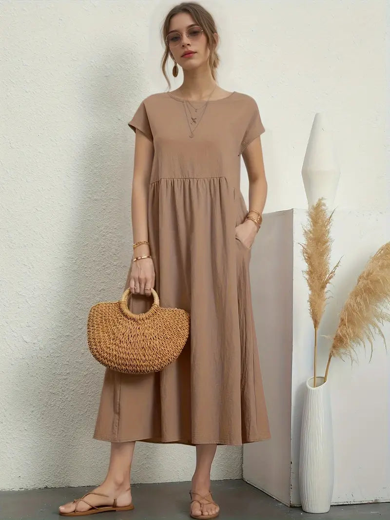 Emberly - Vestido casual y cómodo para mujer