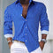 Chemise à manches longues pour homme - Chemise décontractée en coton pour tous les jours