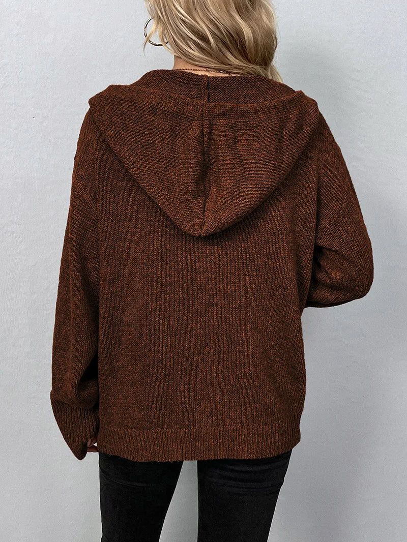 Gilet da donna con cappuccio