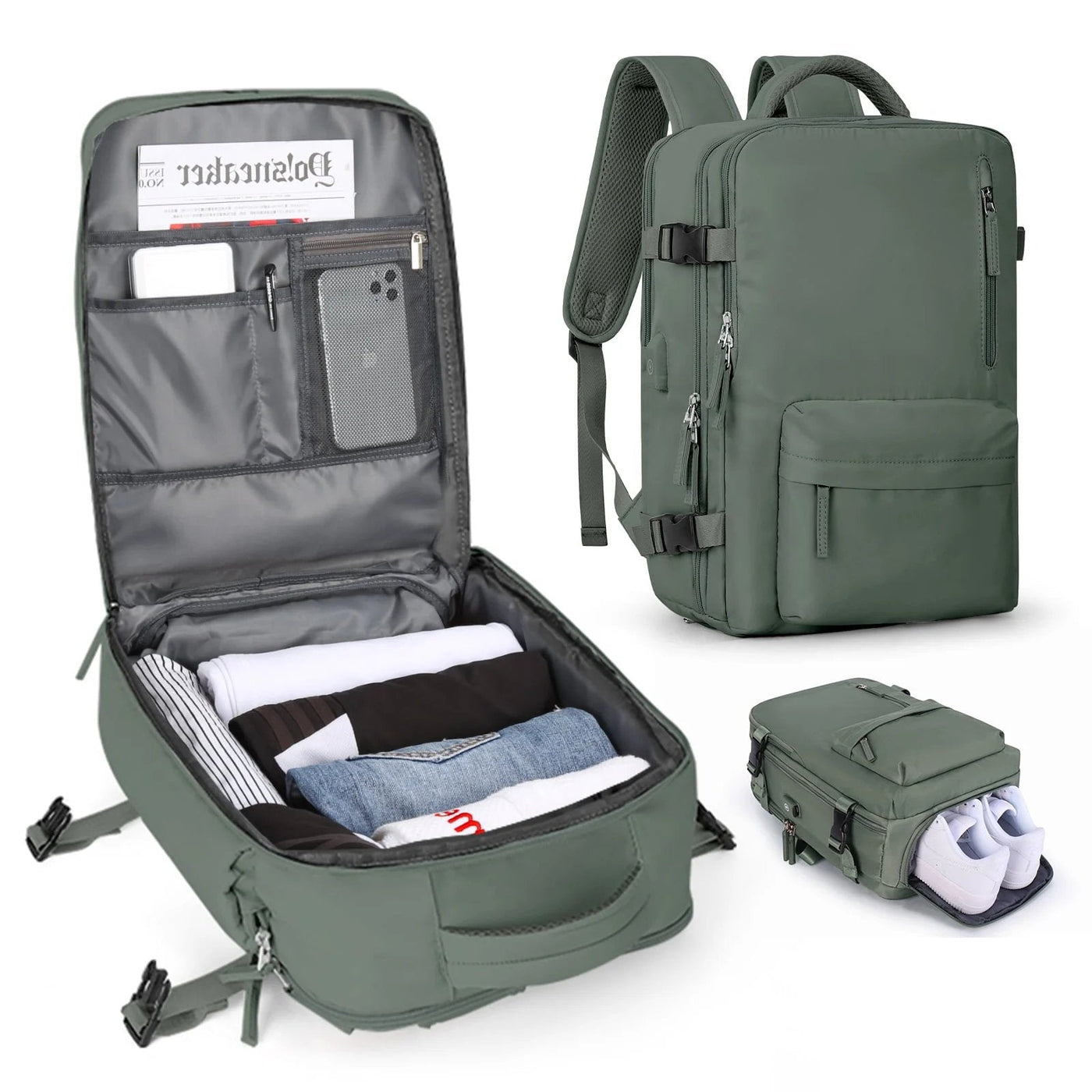 Zaino - Grande borsa da viaggio impermeabile per escursioni e viaggi