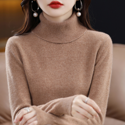 Maglia dolcevita da donna in cashmere di lusso - Elena