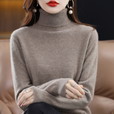 Maglia dolcevita da donna in cashmere di lusso - Elena
