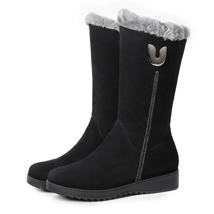 Botas de mujer con pelo alto
