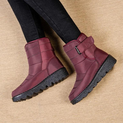 Botas de nieve impermeables y antideslizantes para mujer.