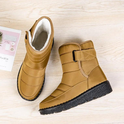 Botas de nieve impermeables y antideslizantes para mujer.