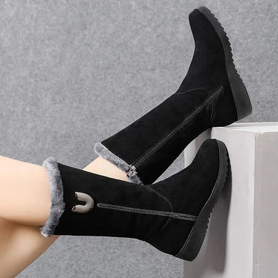 Botas de mujer con pelo alto