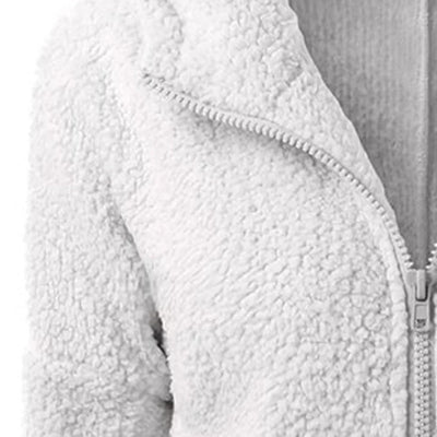Giacca invernale da donna con cappuccio in pile
