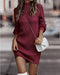 Vestido de cuello alto Rivka