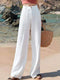 Noemi | Pantalon large en lin pour un look décontracté